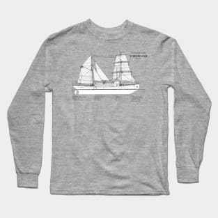 Northland wpg-49 United States Coast Guard Cutter - SBDpng Long Sleeve T-Shirt